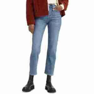 Levi's Released-Hem Straight-Leg Jean